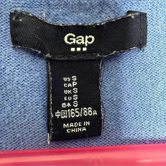 GAP Factory Cardigan Long Periwinkle Blue Size Small - Picture 7 of 16